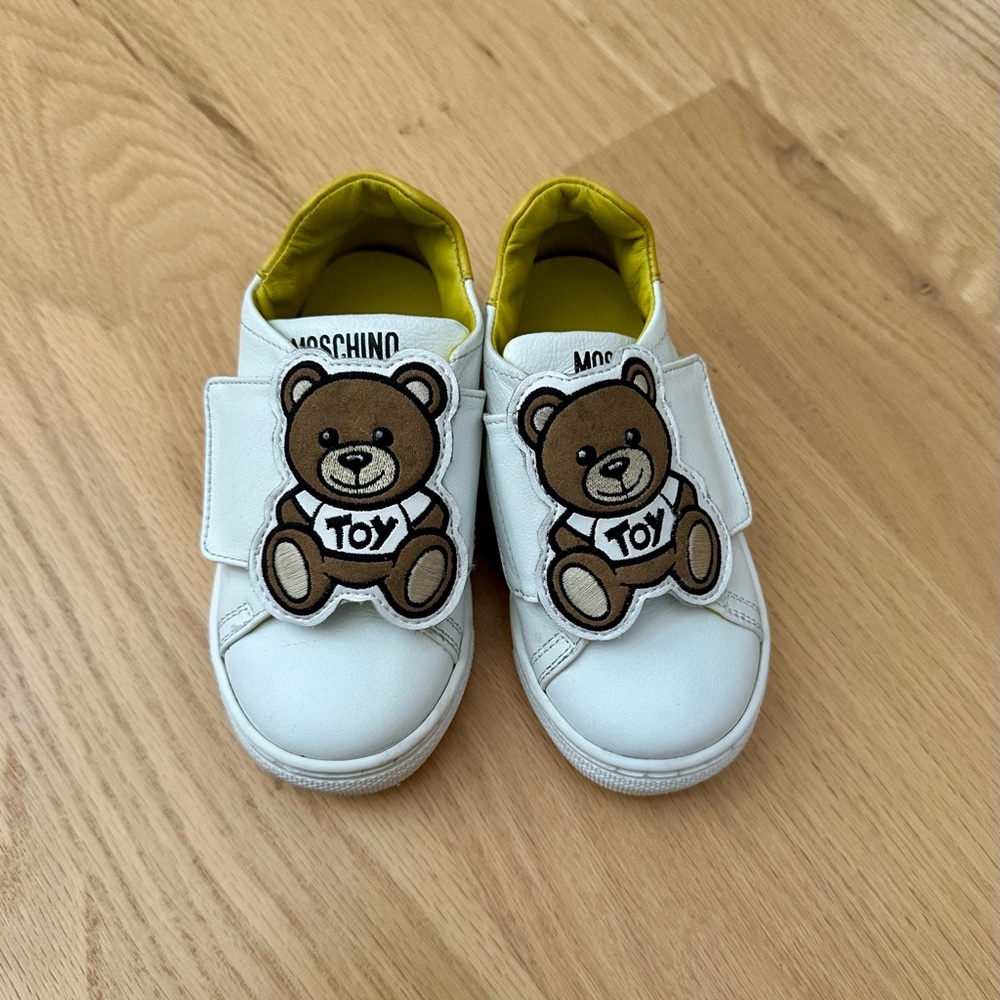 Moschino Kids embroidered Toy Bear sneakers 24